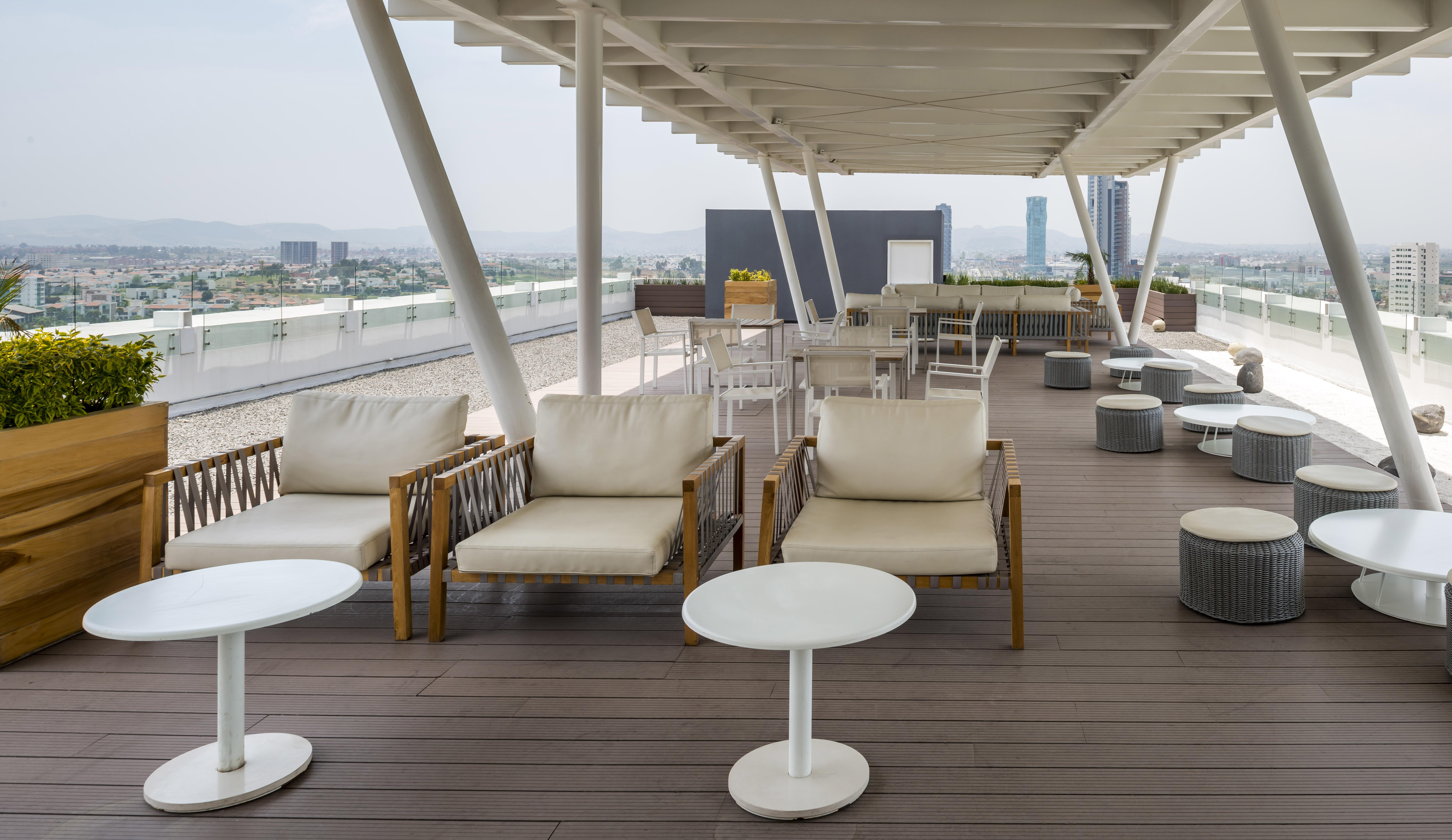 ホテル カミノ リアル プエブラ アンヘロポリス エクステリア 写真 Rooftop lounge