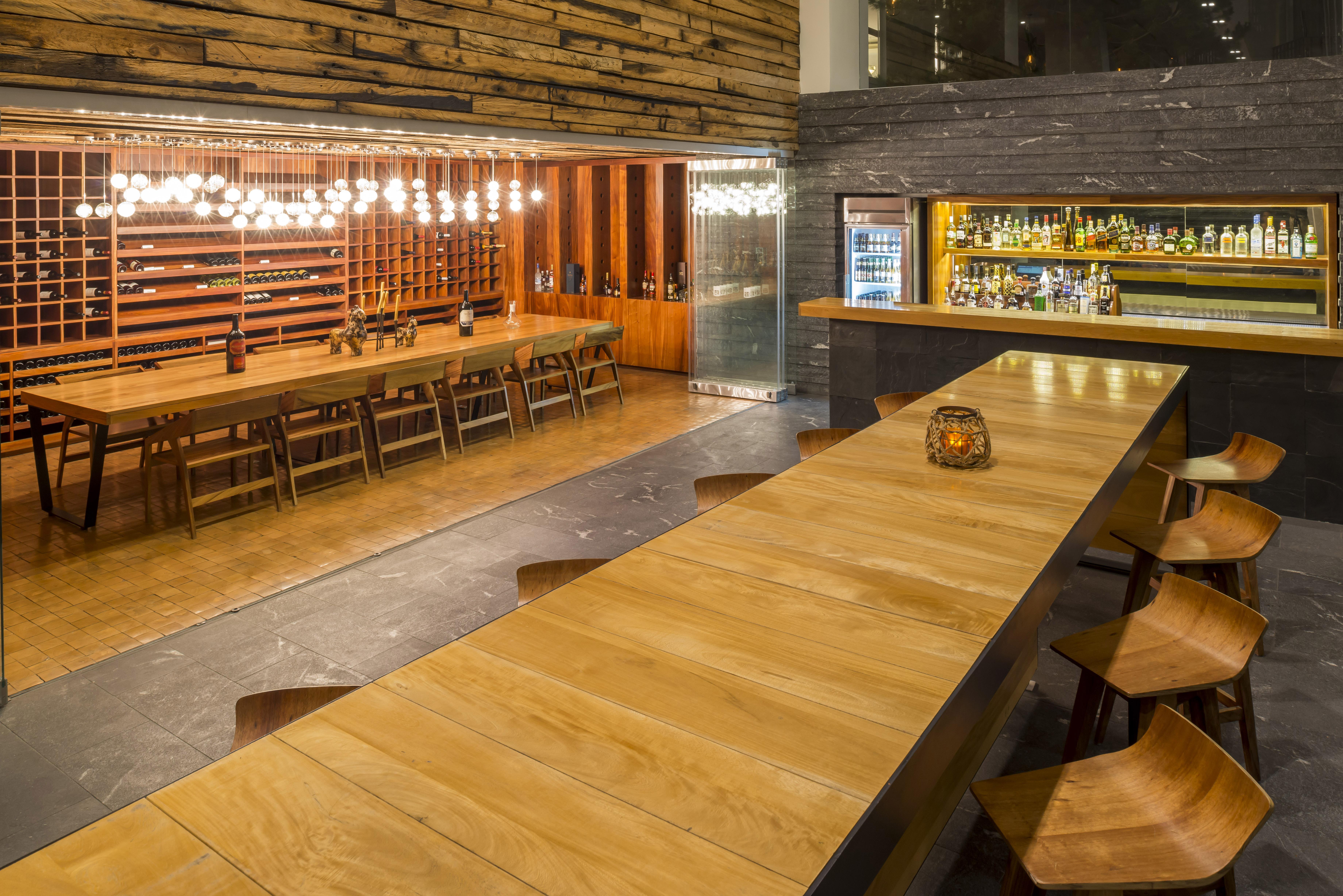 ホテル カミノ リアル プエブラ アンヘロポリス エクステリア 写真 The bar at the restaurant